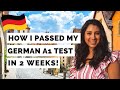 A1 German Exam: How I Passed in 2 Weeks & Study Tips // Germany VLOG
