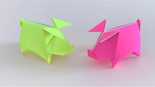 Origami Pig Tutorial
