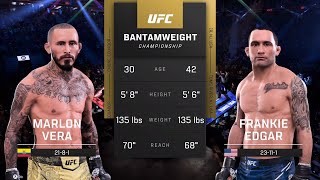 UFC 5 Gameplay Marlon Vera vs Frankie Edgar