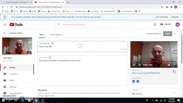 Screencast-o-matic, upload to YouTube