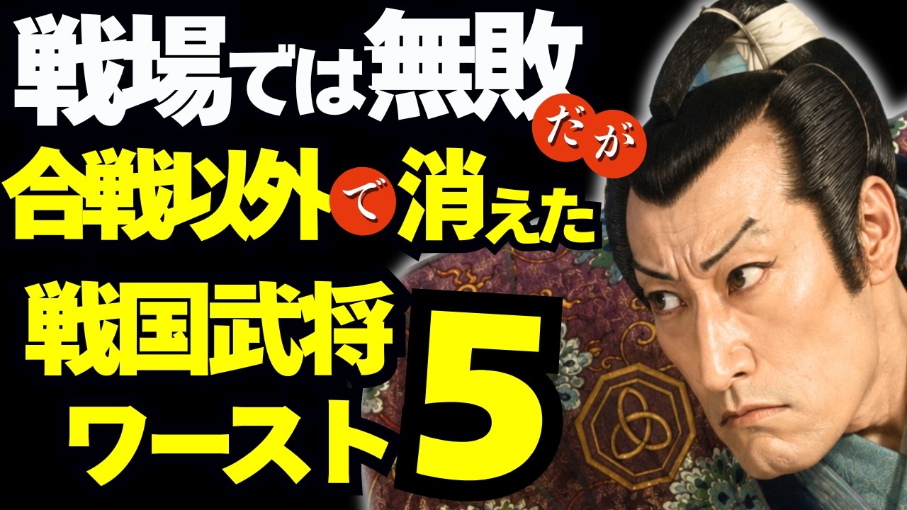 戦国「戦場では無敗」なのに合戦以外で消えた武将ベスト5