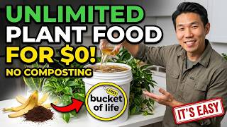 This $0 Bucket Turns Kitchen Waste Into Unlimited Plant Food (No Composting Needed)
