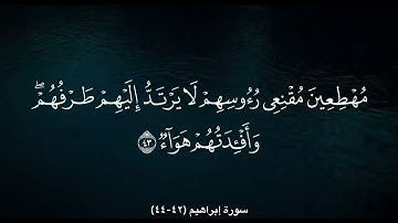 سورة إبراهيم (42-44)