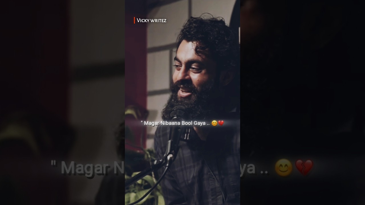 Woh Jatata Bohat Tha Par Nibhana Bhul Gaya .. 💔 