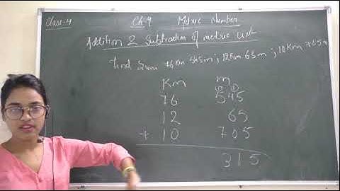 "" ADDITION & SUBTRACTION OF METRIC UNIT"CLASS 4 MATH CBSE CHAPTER METRIC MEASURES