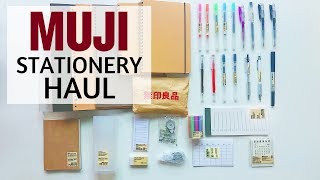 MUJI JAPAN STATIONERY HAUL | 2020 | What I bought in Japan | STATIONERY ADDICT | StudyWithKiki