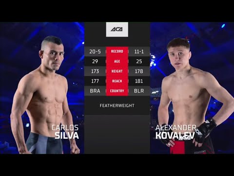 Карлос Сильва vs. Александр Ковалев | Carlos Silva vs. Alexander Kovalev | ACA 149