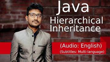 Java Hierarchical Inheritance | (Java Tutorial)