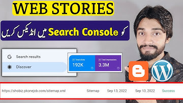 Index Web Stories in Search Console | Submit Web Stories Sitemap in Console [ Blogger/WordPress ]