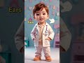 Body Parts Name in English for Kids 👦🧒