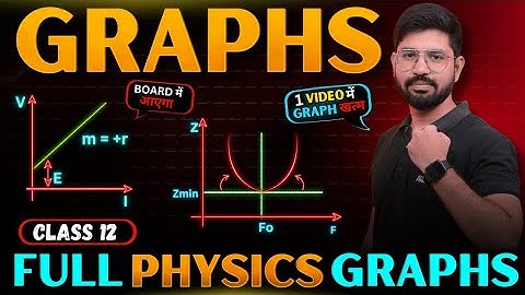 Complete Physics Important GRAPH🔥 Class 12 | AbhishekSahu Sir