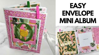 Tutorial | Easy Envelope Mini Album with Pocket Pages