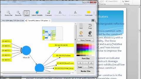 PLS SEM in SmartPLS software
