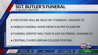 Funeral Service of Navasota Police Sergeant