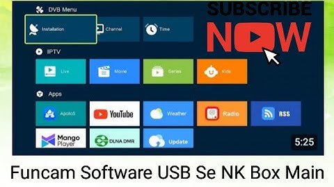NK Box Mein Funcam Software USB Se Kre video complete Jarur Dekhen dhanyvad 