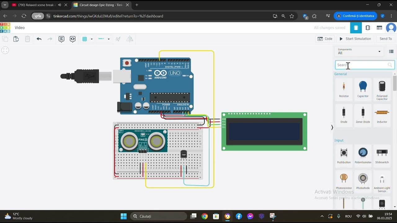 ThinkerCad Arduino - YouTube