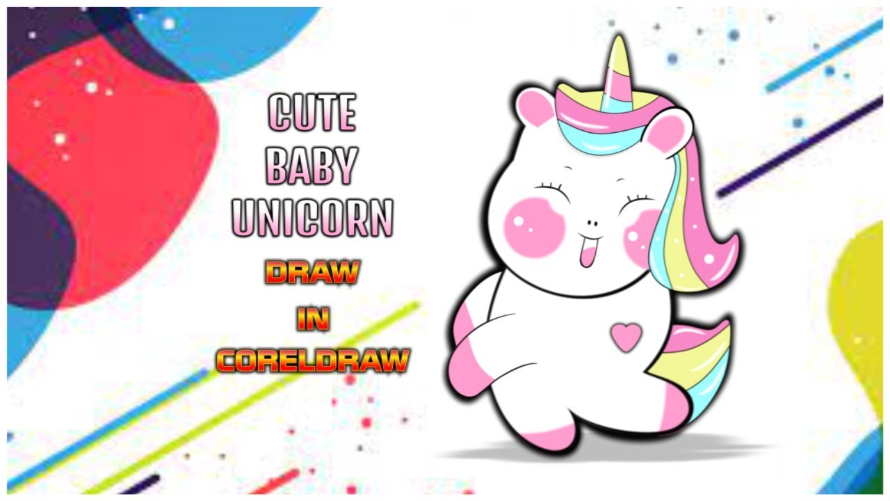 How to Draw a Baby Unicorn Easy ????How to Draw a Cute Baby Unicorn