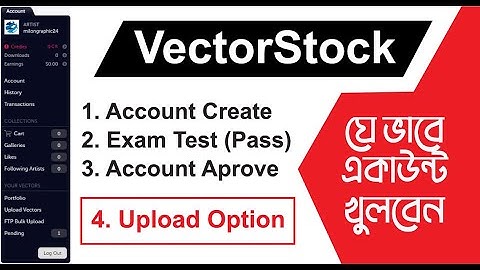 How to Become a Contributor VectorStock | Upload Option | Online Earning | Bestmarket Place Update