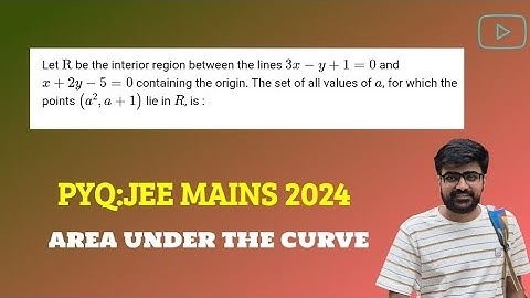 Let R be the interior region between the lines 3x-y+1=0 and x+2y-5=0 containing the origin. The set