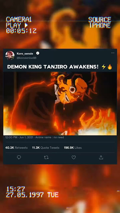 DEMON KING TANJIRO AWAKENS!⚡🔥