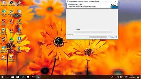 Cara menginstal aplikasi delphi 7