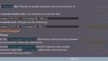 How to Remove Additional Text in the Address Bar Using .htaccess