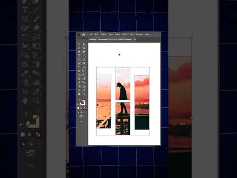 How to Clipping Mask Multiple Shapes in illustrator Tutorial🔥 #viral #trending #illustratortutorial