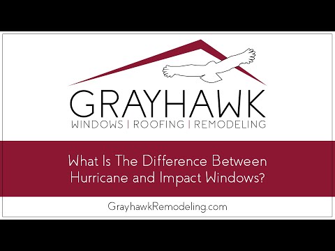 What Is The Difference Between Hurricane and Impact Windows?