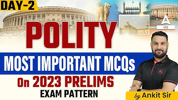 MOST IMPORTANT MCQ ON 2023 PRELIMS | UPSC CSE 2024  By Ankit Sir