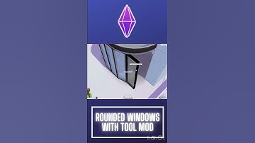 Rounded Windows with Tool Mod | The Sims 4 #shorts