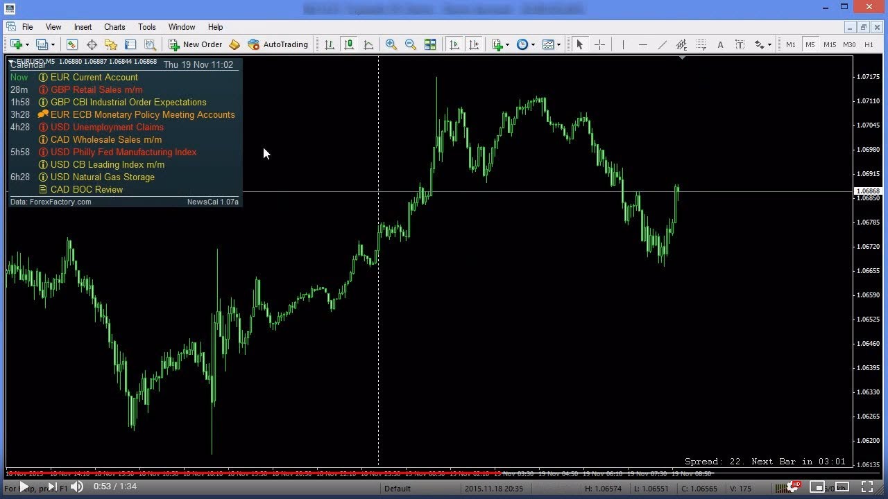 Download Truly News Indicator (Forex Factory News) (Old version) - YouTube