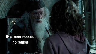 dumbledore being confusing for 3 minutes straight