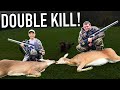 WE KILLED 2 DEER IN 30 SECONDS! (Scope Cam)