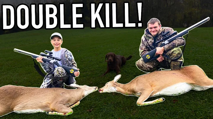WE KILLED 2 DEER IN 30 SECONDS! (Scope Cam)