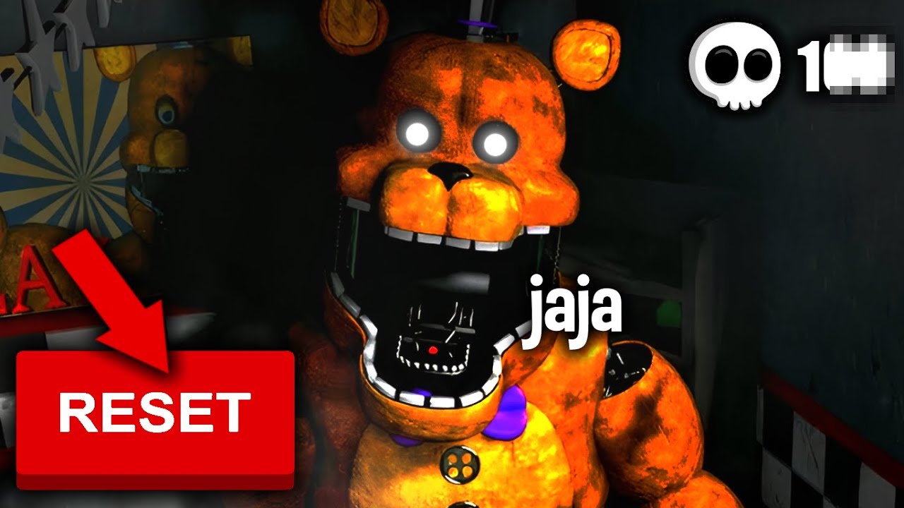 Si Muero en FNAF 0 reinicio el Juego!!