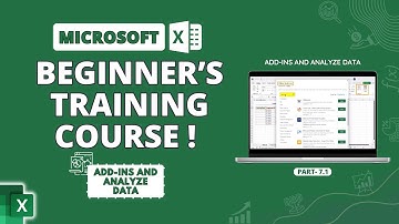 Microsoft Excel | Add Ins & Analyze Data