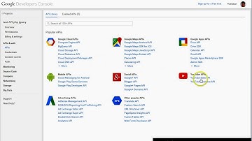 API key youtube V3