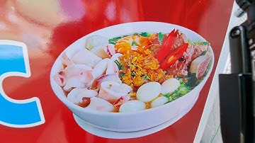 tô hủ tiếu mực hải sản tươi ngon 35k vĩa hè phan thiết ẩm thực 29/6/2023