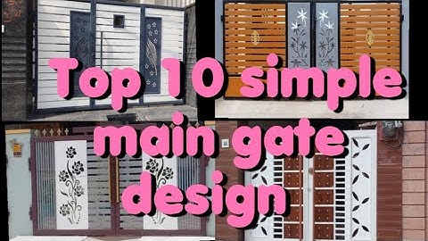 Top 10 main gate design || latest main gate design 2024 || #gate #design #2024