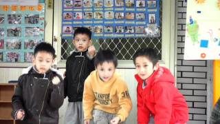 20111223銅門托兒所親子活動跳舞