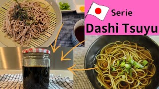 【La comida japonesa 】『Dashitsuyu casero』Soba frío,Soba caliente