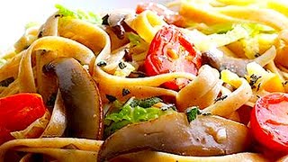 Healthy Deliciousness! (Alpine Mushroom Pasta)