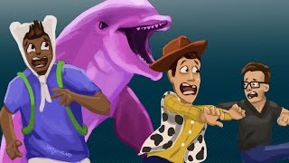 Gmod Scary Map Funny Moments - Unstoppable Killer Pink Dolphin!