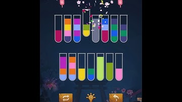 water sort puzzle level 1232 , sort water color puzzle level 1232