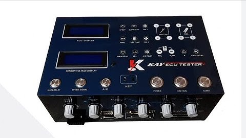 #Renault Duster 110bhp # Continental SID306 ECM TESTING ON #KAY ECU TESTER +919814491208