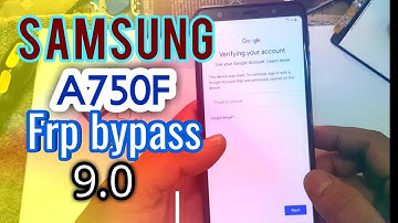 Samsung Galaxy A7 2018 Frp Bypass|Android 9.0 (SM-A750F)