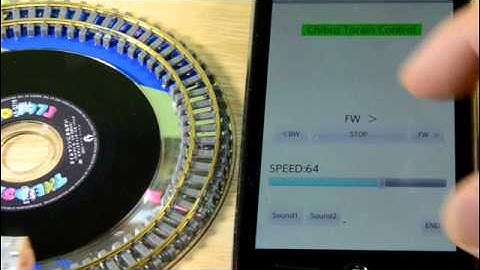 アンドロイドアプリで鉄道模型制御　Control Model Railroad with Android phone App