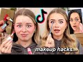 Testing makeup hacks march 2024 tiktok viral beauty hacks