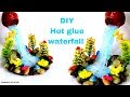 DIY Beautiful Hot Glue Waterfall Fountain Show Piece || घर पर बेकार पड़े सामान से बनाए सुंदर शो पीस।