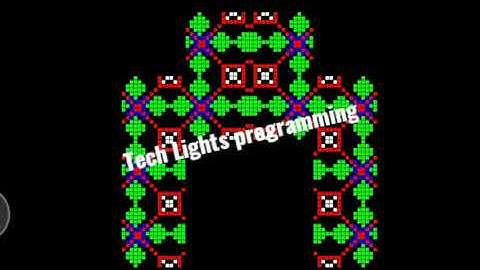 3d gate 16x32 pixel led tech Lights programming